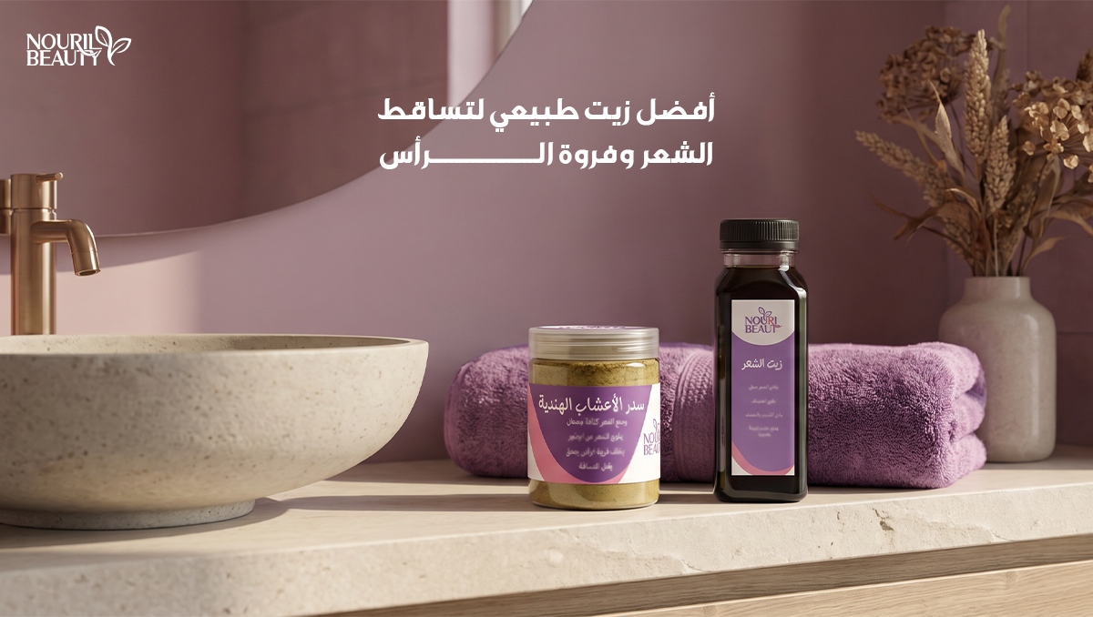زيت طبيعي لتساقط الشعر